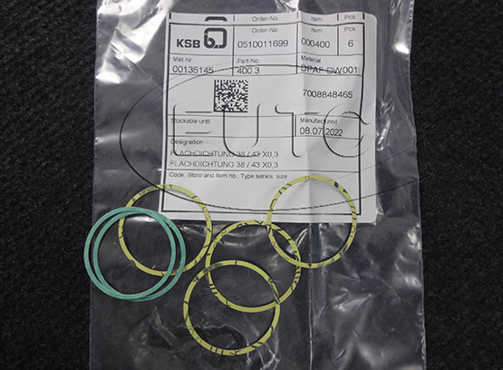 Flat gasket Model 00135145
