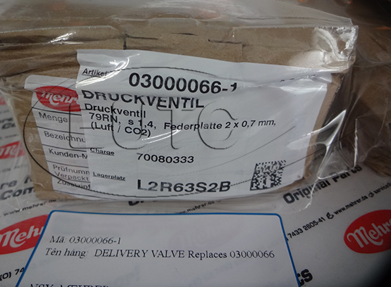 DELIVERY VALVE Replaces 03000066