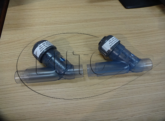 LINE STRAINER PVC-U TRANSPARENT 32DN25