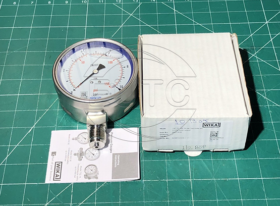 Đồng hồ áp suất WIKAModel: 232.50.100.Bottom.1/2''BSP M(0 ~ 10)bar