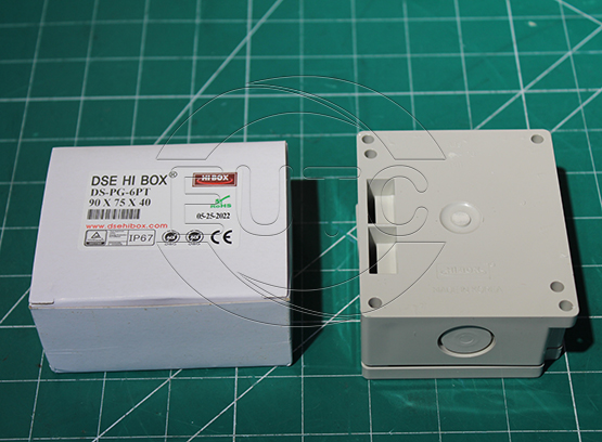 Hộp chứa cầu đấu dây kín nước (Terminal Block) 6P W90xH75xD40 IP67 Hi Box