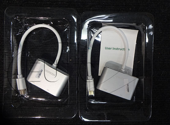 MINI DISPLAYPORT TO HDMI + VGA CONVERTER CABLE SILVER 20421