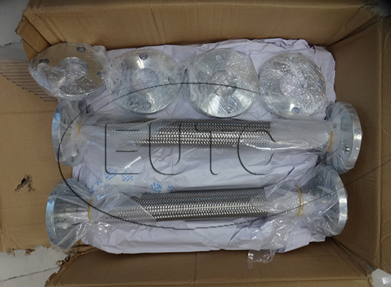 Flexible hose NK-VN2600/10K-SS400/50Ax600L+ Flange JIS 10K/SS400/50A