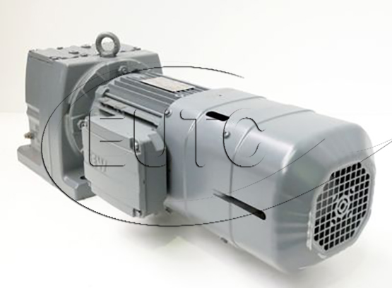Helical gearmotor